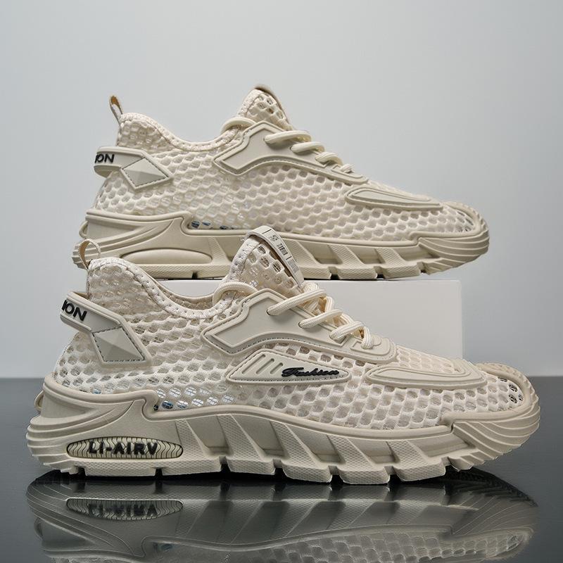 Summer Breathable Grant Mesh Running Light Leisure Sports Mesh Daddy Shoes