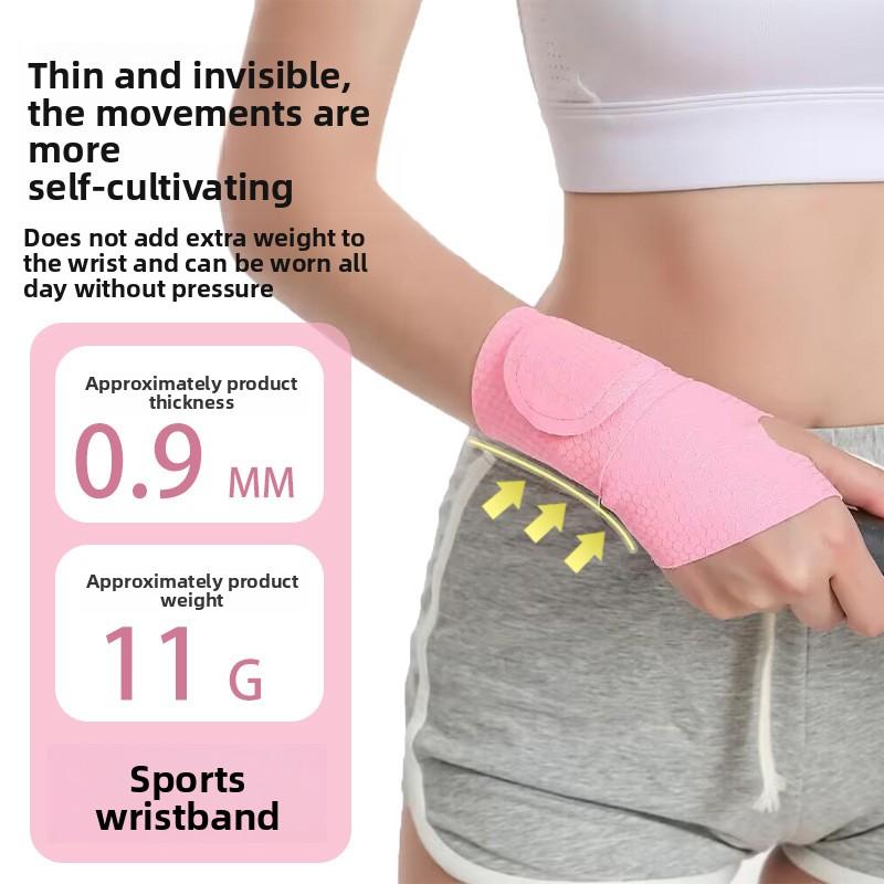 Invisible Light Breathable Wrist Guard Anti-Sprain Badminton Tennis Wrist Sheath Sports Pressurized Wrist Strap Female