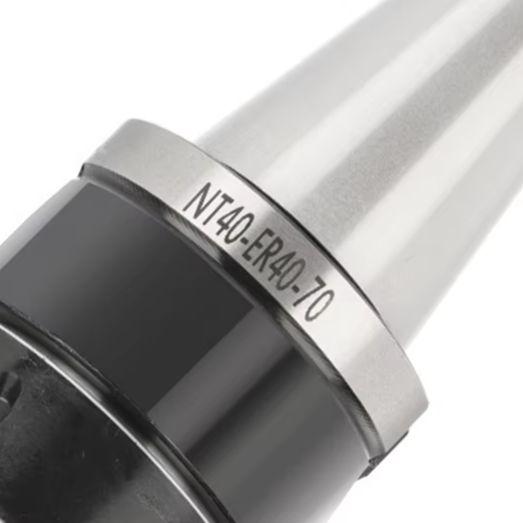 

ER Collet Chuck Metric Milling Machine Toolholder NT40 Compatible CNC Collet Chuck Shank for Stable Clamping 1pcs NT40-ER16