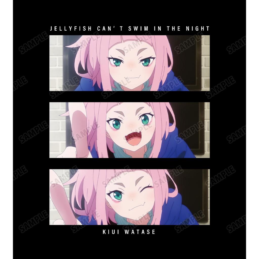 Quallen können nachts nicht schwimmen – Kiwi Watase Scene T-Shirt, Damen, Größe M