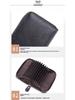 2025 Men's & Women's Cowhide Leather Accordion Card Holder & Coin Purse