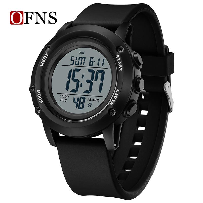 OFNS Luminous Sports Watch for Teens: Trendy, Fashionable, Unisex, with Electronic Features and Alarm Clock.