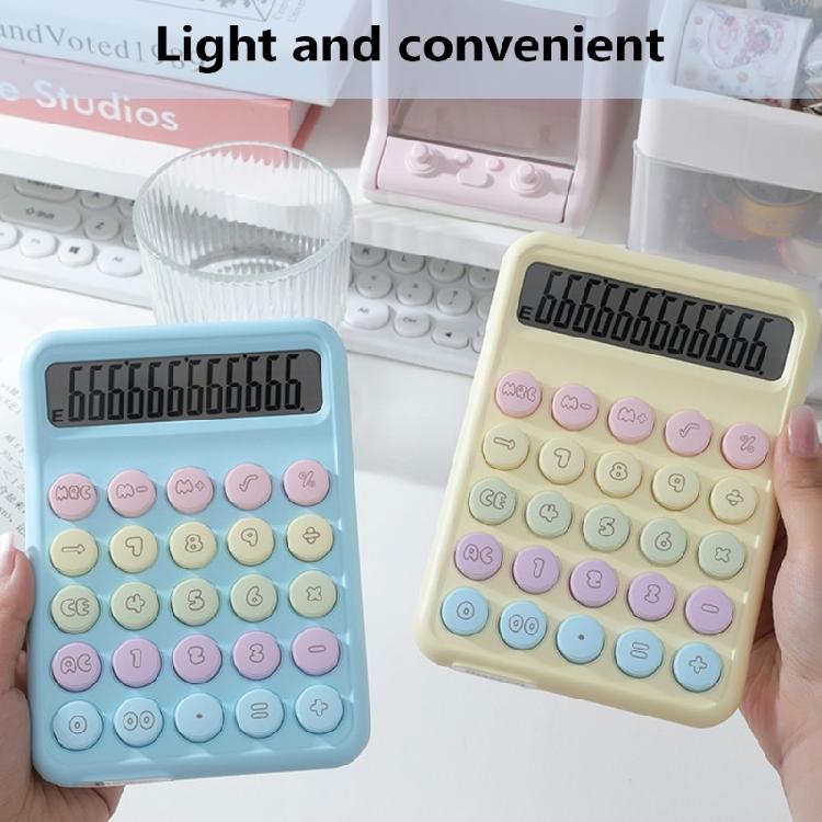 Fun and Functional 12Digit Calculator with Ergonomic Design Mechanical Keyboard Calculator for Accurate Input