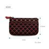 Indenya Coin Purse - Takane Fuji Mountain Traditional Craftsmanship Koshu Inden Deer Leather Lacquer Original Brand (No. 2801 Red)