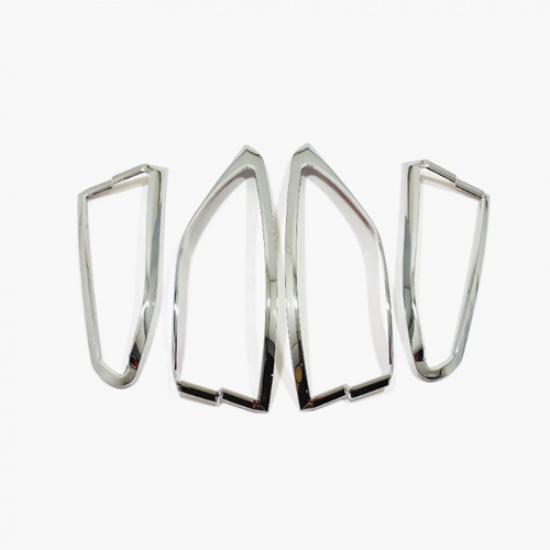 Chrome Rear Tail Light Lamp Cover Trim 4pcs For Toyota Corolla Cross