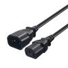 IEC 320 C14 3Pin Male To IEC 320 C13 Female Cloverleaf Power Cable Cord for Laptops Notebook Power Adapters