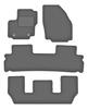 Veloursgraphit-Autofußmatten für: Ford Galaxy MK2 7-Sitzer (2006-2011)