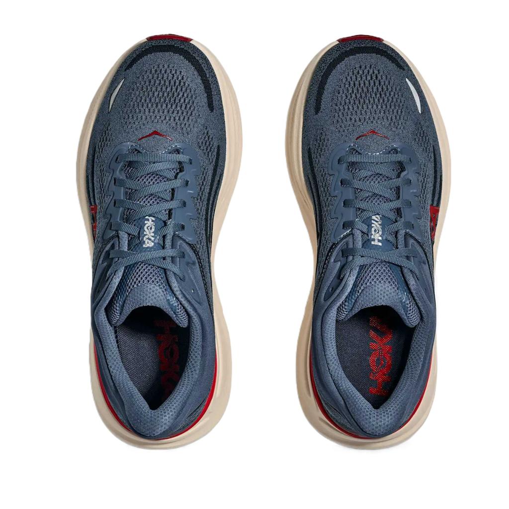 HOKA ONE ONE Bondi 9 Mesh Cushioning Abrasion Resistant Breathable Rebound Low top Running Shoes Men's 1162011-TDRC