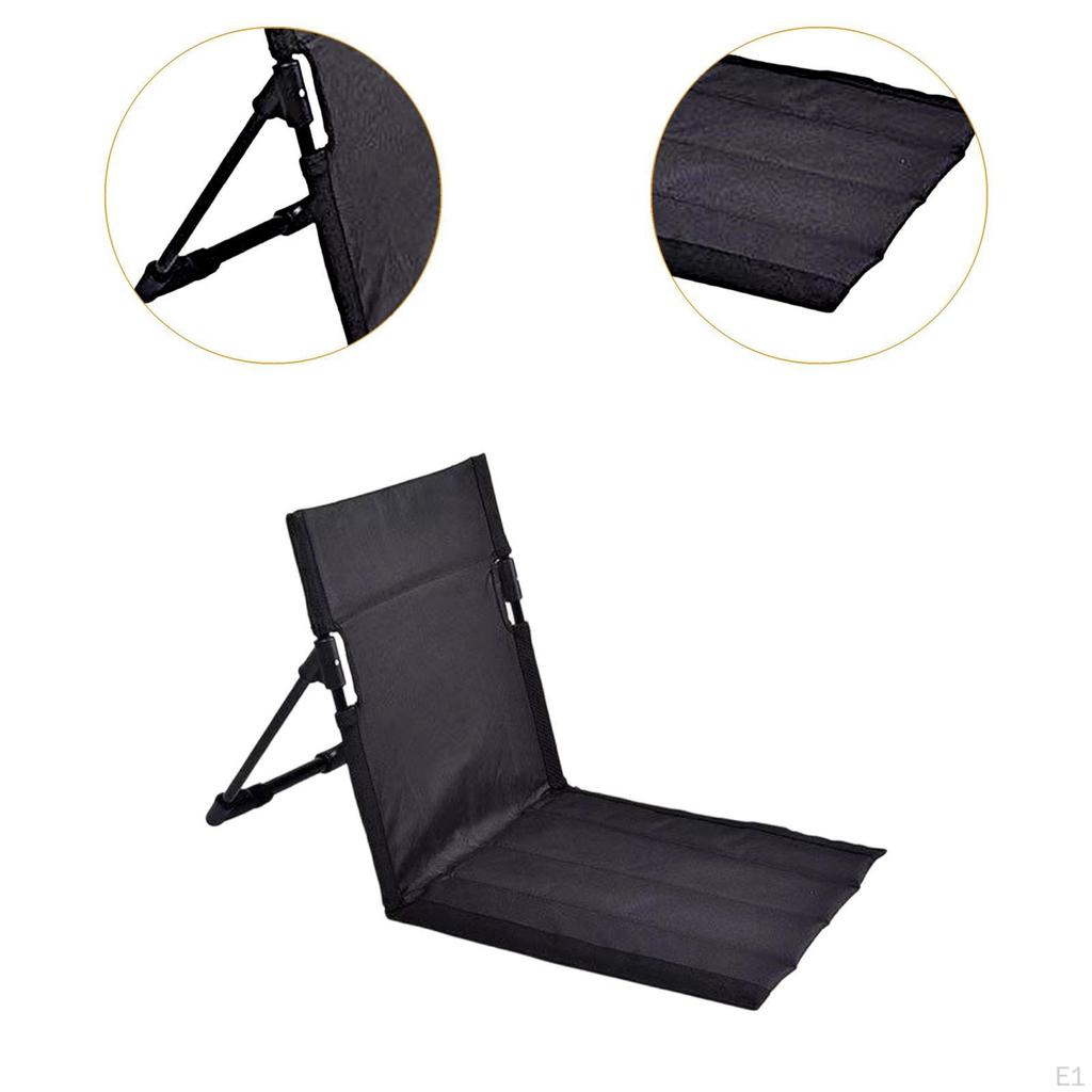 Kayak Seat Fishing Chair with Back Lightweight Cloth Angler Seats for Paddle Board Boat