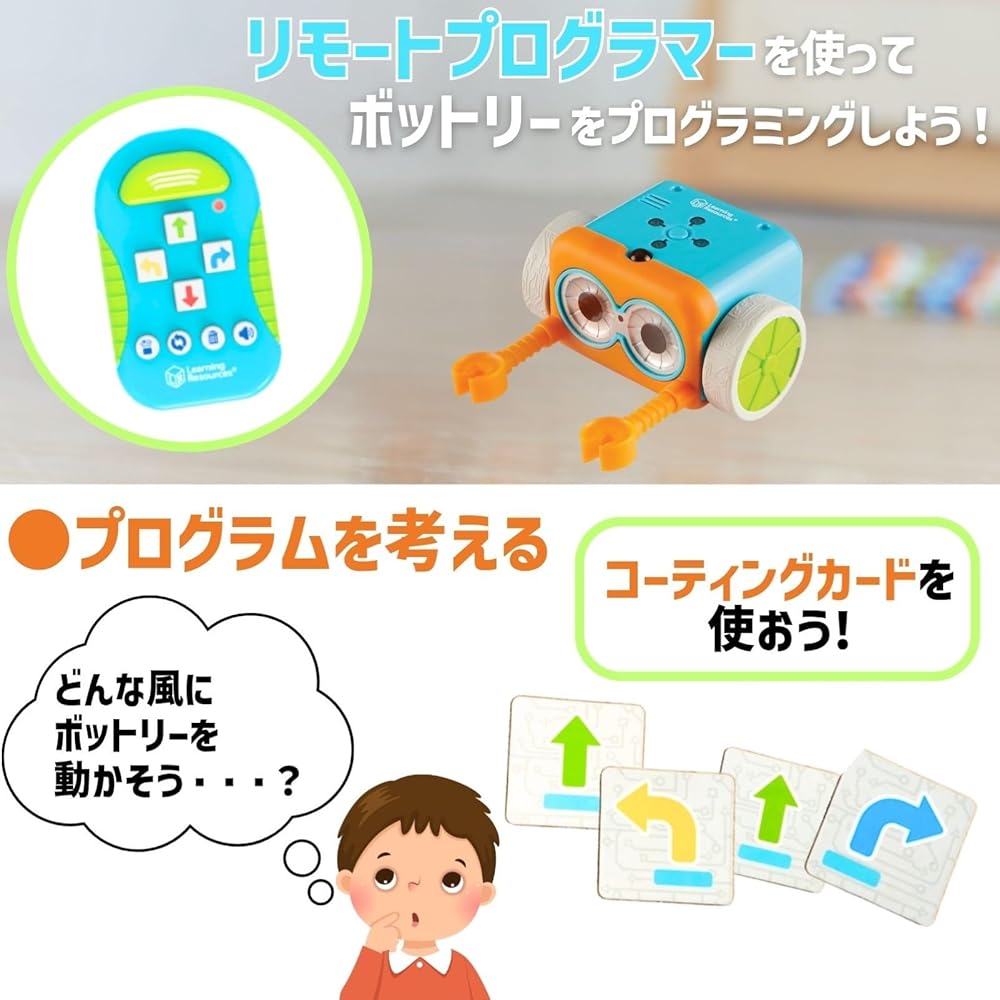 Learning Resources Botly Programmierroboter, Einzelpackung LER2936, Authentisch, für Vorschulkinder