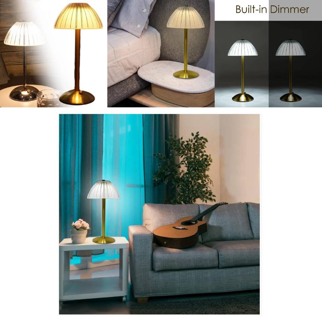 Elegant 5v Touch Sensor Retro Metal Table Lamp With Creative Pumpkin Style And Versatile Night Light Function