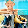 Multifunctional sports watch for 10 ATM water ideal for diving and with dual and or boys, resistant, swimming, surfing, alarm, calendar, stopwatch,