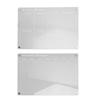 Monthly and Weekly Planning Board Set Clear Acrylic Dry Erase Board Schedule List Planner Calendar with 3 Color Pens