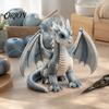 Vintage Style Fabric Craft Sets Flying Dragon Patchwork DIY Kit Collection, Handmade Animal Sewing Kit, Educational Hand Supplies Art for Adults