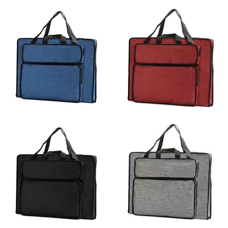 4K/8K Art Portfolio Bag Practical Portfolio Tote Drawing Board Bag for Brushes