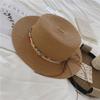 New original ethnic style straw hat women's spring and summer beach outing sun hat retro straw woven sun protection hat