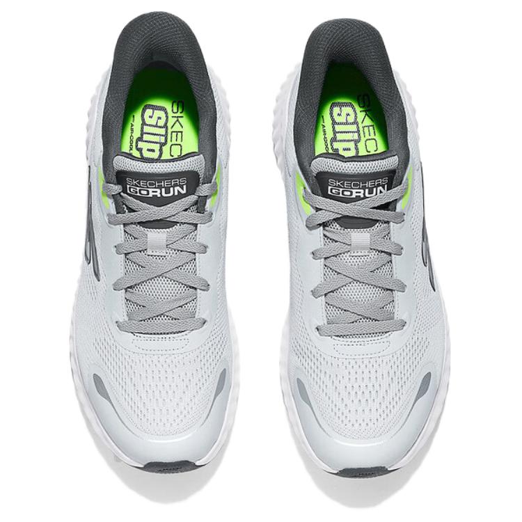 Skechers Go Run Now Versatile Comfortable Shock Absorbing Breathable Rebound Low Top Running Shoes Men Sneaker Gray 220392-GYCC