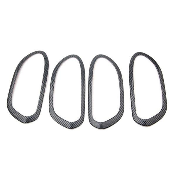 4-Piece Interior Door Handle Trim for 06-11 Honda Civic (8th Gen) None