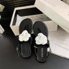 Fashion Clear Heels Female Sandal Flip Flops Platform Low-Heeled Shoes With Strap 2025 Summer Girls Corrective Block Low-heeled