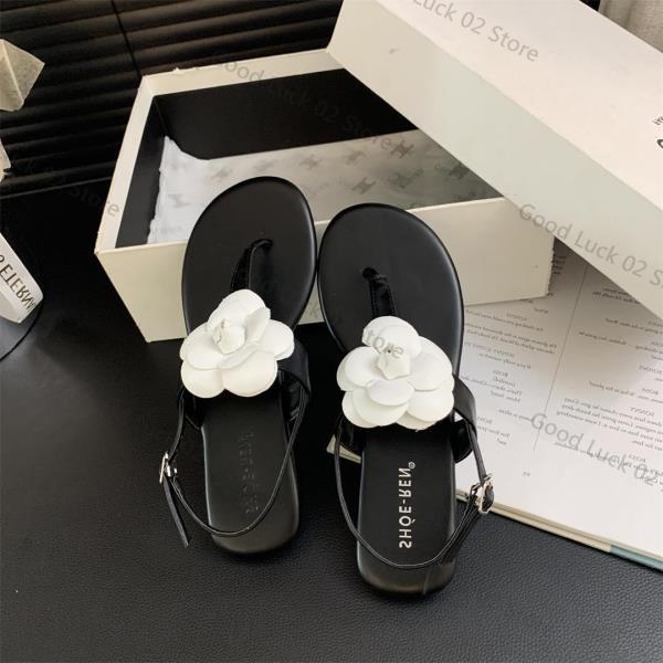 Fashion Clear Heels Female Sandal Flip Flops Platform Low-Heeled Shoes With Strap 2025 Summer Girls Corrective Block Low-heeled