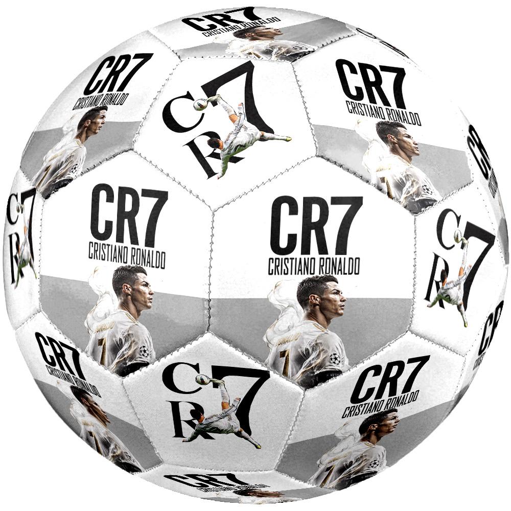 Ronaldo's Real Madrid Player Action Soccer Ball Size 5 Football Machine Sewn Indoor/Outdoor Training and Matches Surprise Collection Gift