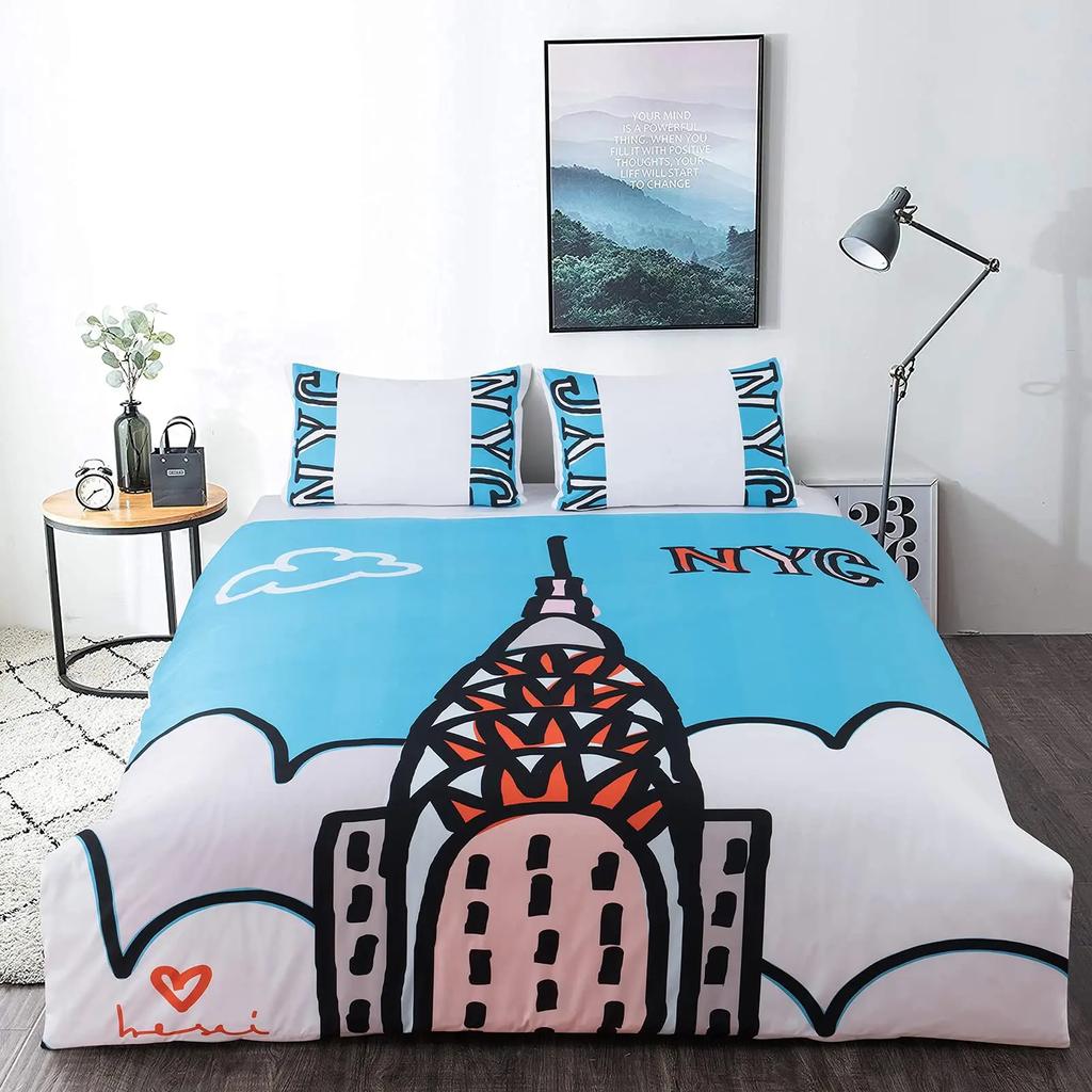 Tye Dye Povlak na peřinu Žlutý Estetický Anime Kluci Zipové Lůžkoviny Sada Jednolůžko Dětský Pokoj Sada Povlak na přikrývku Měkký Polyester