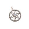 Milky Opal Gemstone 925 Sterling Silver Jewelry October Birthstone Pendant1.48" CP-29-18