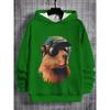 Cute Capybara 3D Print All Seasons Men Hoodies Women Casual Sweatshirt Cool Pullover Tops Unisex Cartoon Clothes Unisex Hoodies