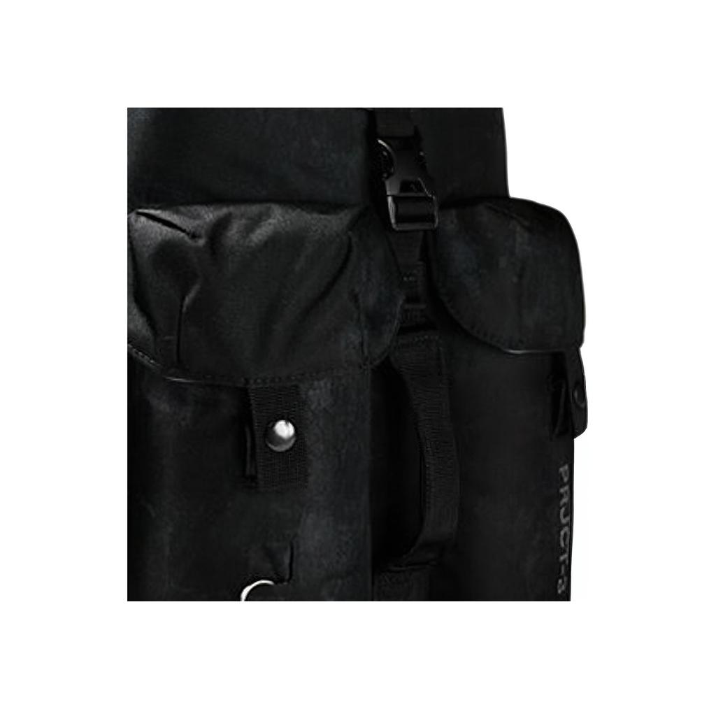 Under Armour Project Rock Pro Flap Multi-Pocket Polyester Backpack Unisex Backpack Black 1354941-010