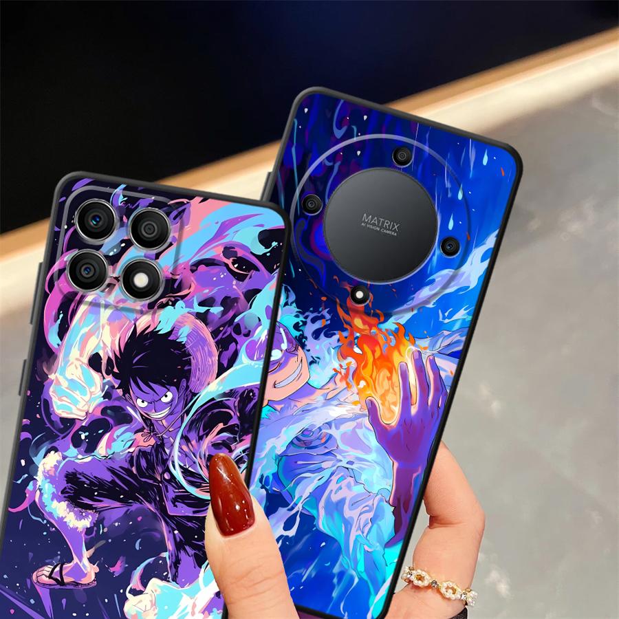Case for Honor X7a 70 8X X8 X9a X9c 90 Lite X9 Funda Phone Cover Cool Luffy Anime