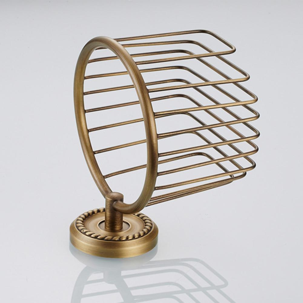 Vintage Copper European Style Bathroom Toilet Paper Storage Basket Bathroom Organize The Tissue Basket