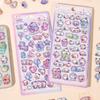 1 Pc/4 Pcs Japanese Cartoon Animals Drop 3D Relief Stickers Scrapbooking Diy Journaling Sticker Cute Stationery Sticker Gift