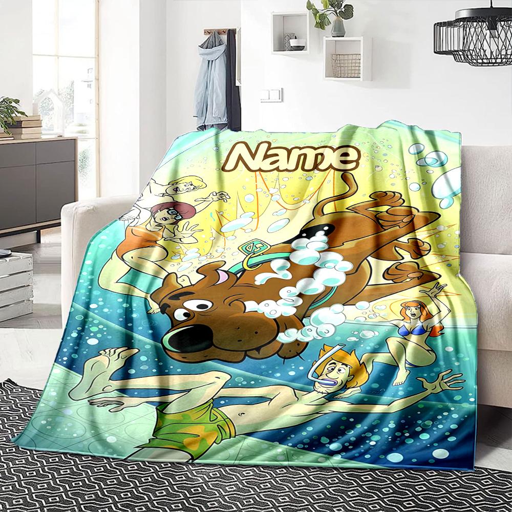 Custom Name Ghostly Urban Legends blanket for Couch & Bed, Plush Cozy Fuzzy Blanket Super Soft & Warm Blankets for Fall and Winter. 0908158