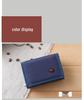 Men's Korean Style Canvas Tri-fold Wallet for Youth and Students