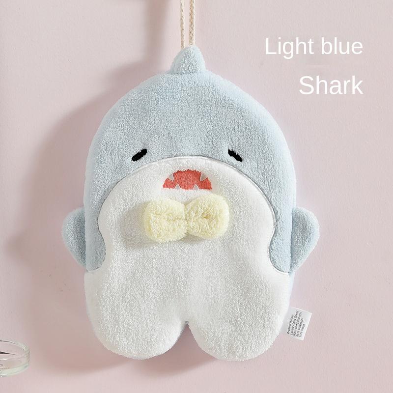 Hand Towel Hanging Household Children's Cute Cartoon Absorbent Hand Towel Bathroom Kitchen Quick-drying Towel