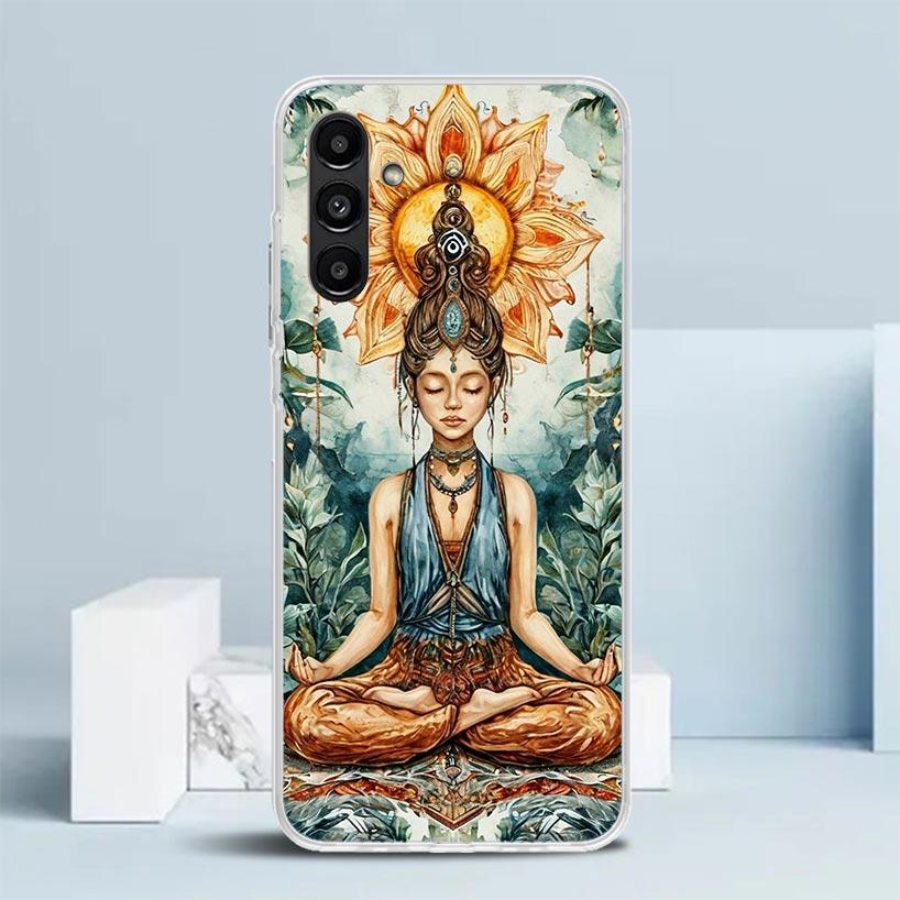 

Meditation Yoga Girl Cover for Samsung Galaxy A17 A37 A57 A16 A26 A36 A56 A15 A14 A55 Phone Case A13 A53 A25 A35 A24 A34 A23 A33 Samsung A24