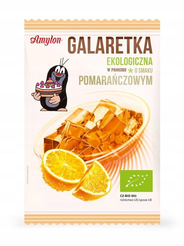 ORANGE GLUTEN-FREE ORGANIC JELLY 40 G - AMYLON with Agar