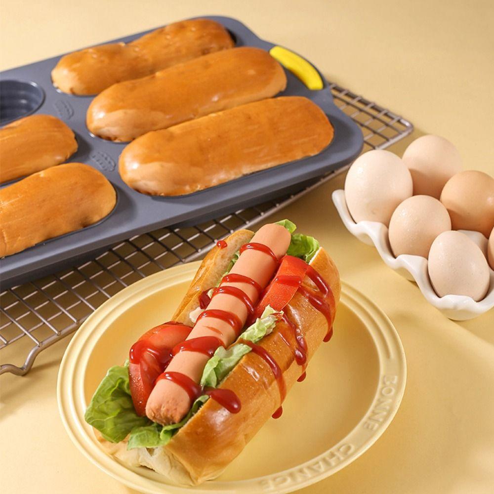 Creative Baking Mould Tray 8 Grids Bread Pastry Mold Silicone Cookie Mold  Baking Tool
