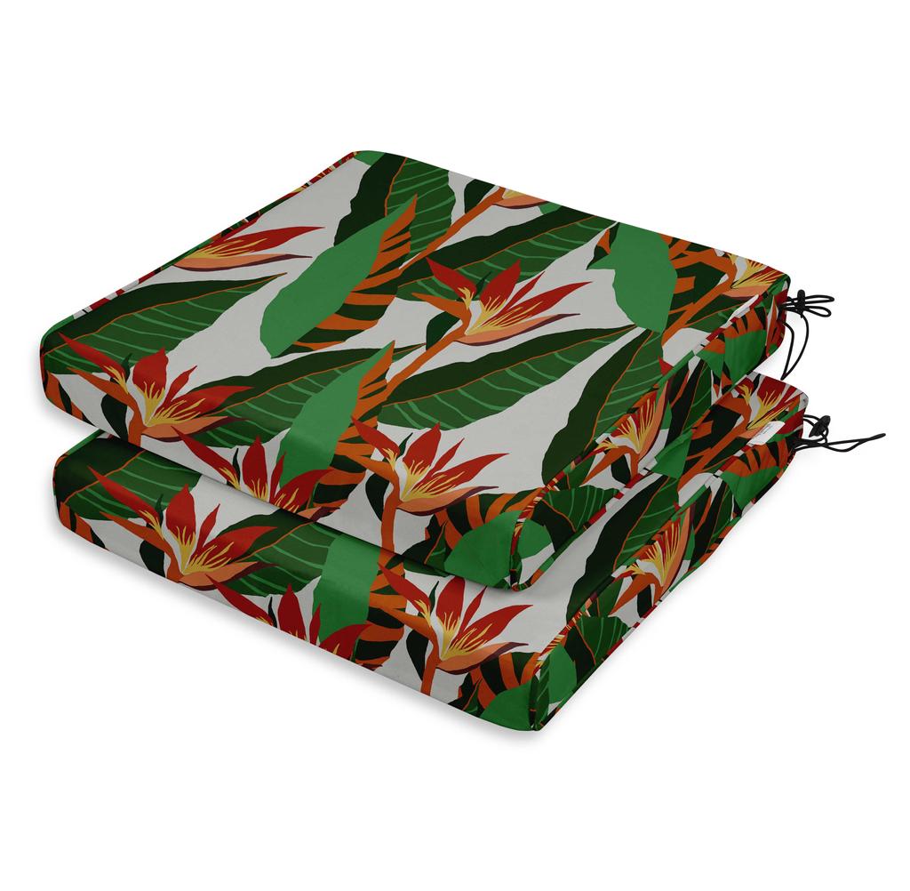 Vargottam Perfect Outdoor Indoor Square Corner Seat Cushions Water-Resistant Lounge Chair 18.5" X 16" Home Office Patio Furniture