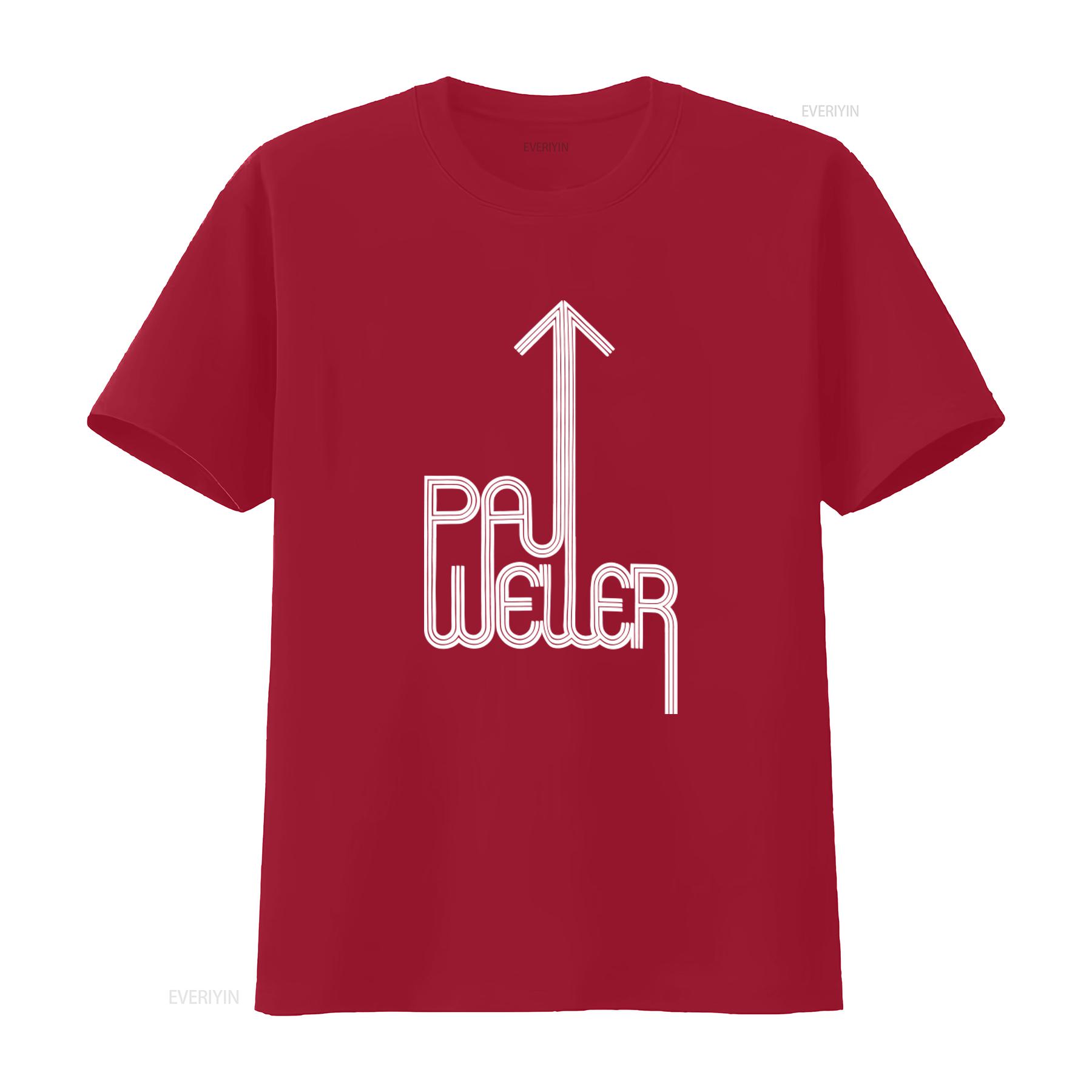 Paul Weller T Shirt The Jam Mod Clothing Scooter Style Council Soul Design vintage Washed Comfortable streetwear homme graphic S