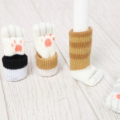 Home Chair Table Furniture Floor Protector Knitted Foot Leg Cover Sleeve Socks