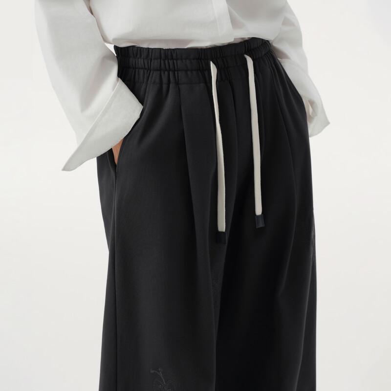 Broadcast Women's Loose Fit Drape Wide-Leg Trousers
