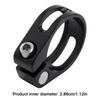 Aluminum Alloy Bike Seat Post Clamp 28.6mm Bicycle Seatpost Tube Clip Bicycle Seatpost Clamp for Mountain Bike Road Bike