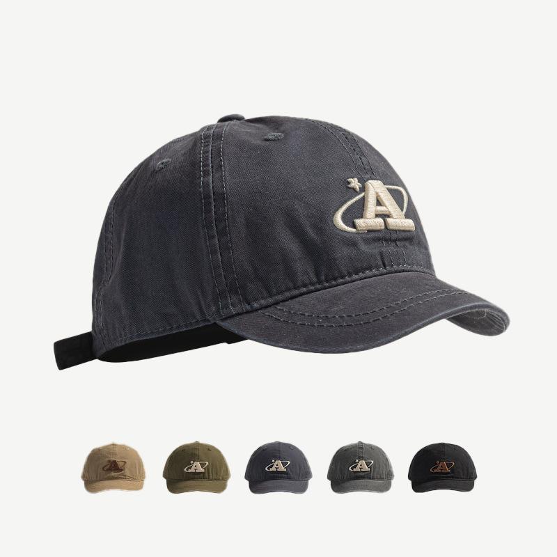 Short-brimmed Baseball Cap, Unisex, Hip-hop Style, with an A-shaped Design