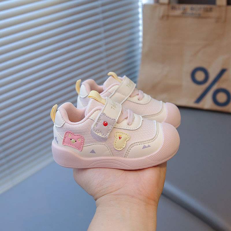 Baby Toddler Shoes Girls 2025 New Spring and Autumn Leather Shoes Non-slip 1 To 3 Years Old Functional Shoes Boys Shoes