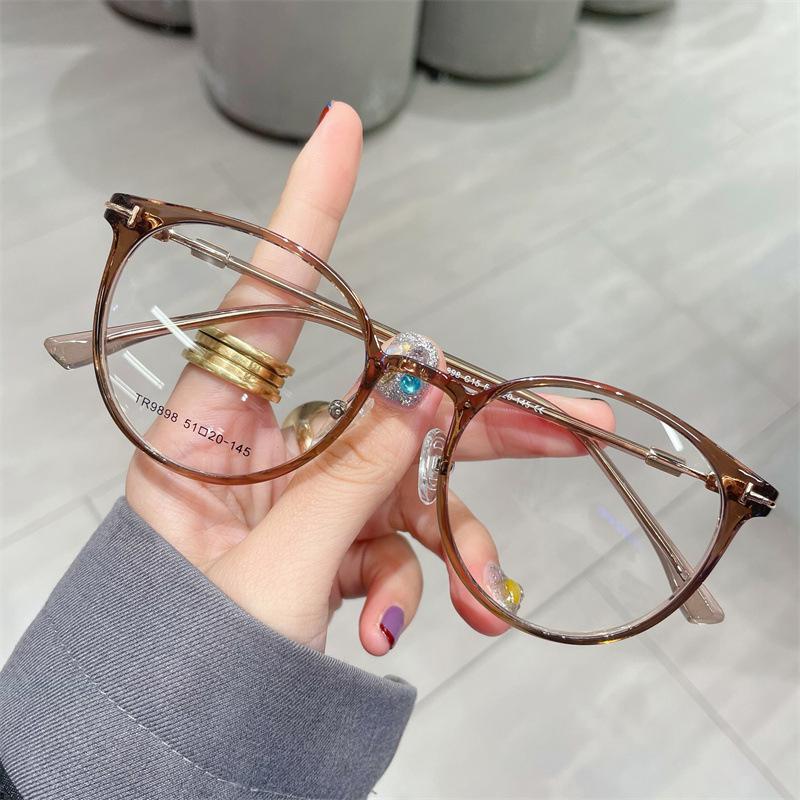 

Unisex Women s Myopia Glasses Fashion Anti Blue Light Blocking Near Sight Eyeglasses Diopter 0 To- 4.0 Finished Optical Eyewear 0(anti-blue light)