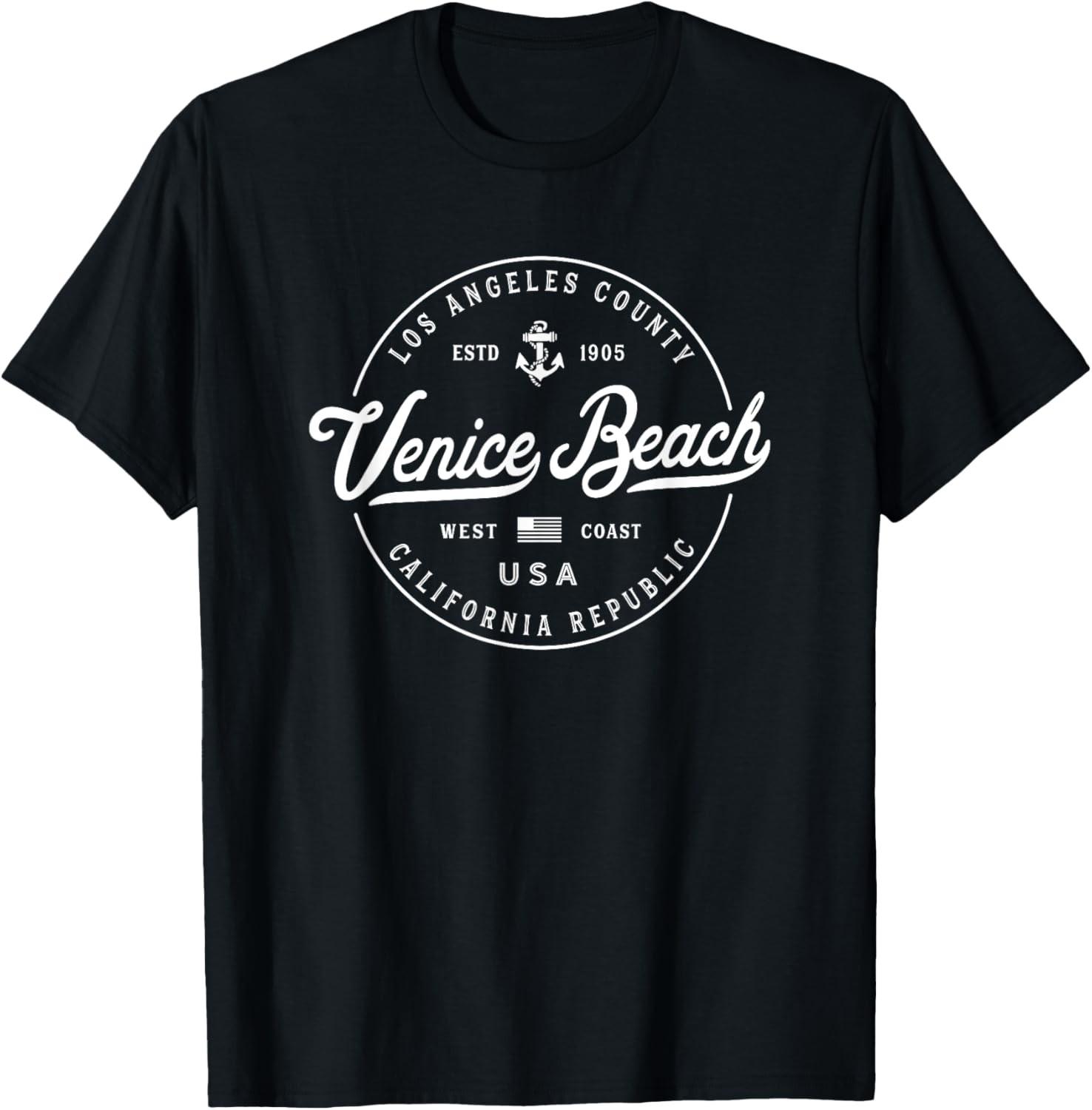 Venice Beach California Travel Vacation Unisex T-Shirt S