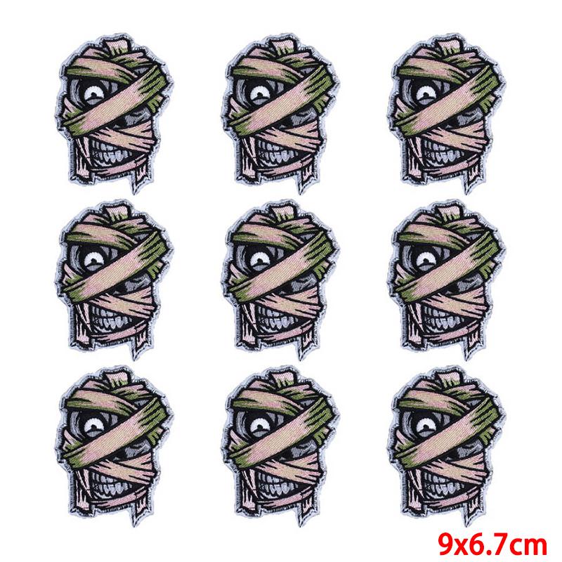 10 teile/los Stickerei Patch Eisen Auf Patches Für Kleidung Patches Auf Kleidung Jacken Dekor Applikation Nähen Liefert