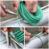 10M Pflanzenschnur Grün Weich Flexibel Biegsam Gartenstützdraht Kabel Twist-Bindeband