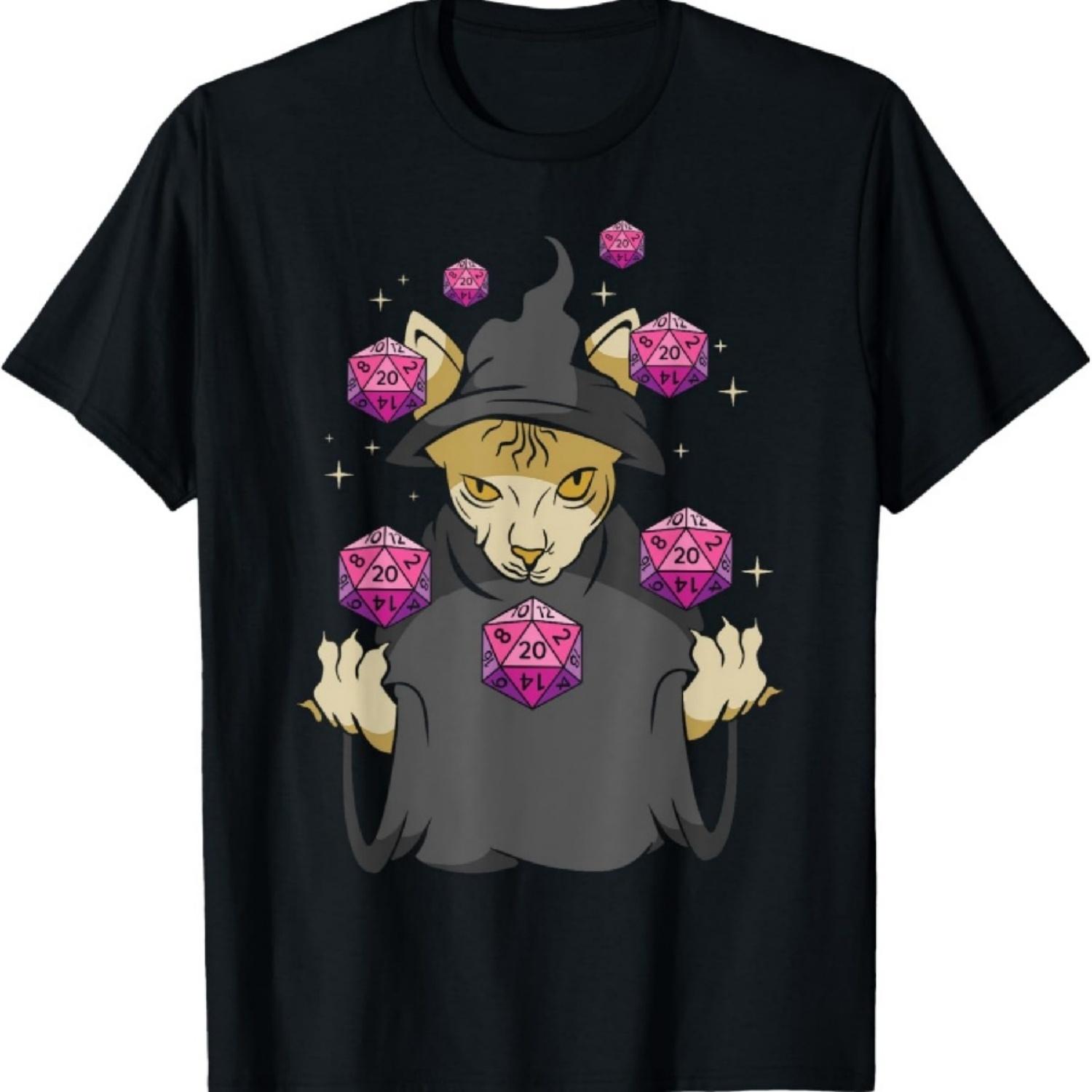 

Unisex-Adults T-Shirt Black Small Modern Fantasy RPG Gaming D20 Tabletop Games Funny RPG Gamer T-Shirt XXXXXL чёрный